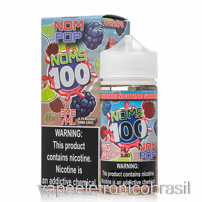 Vape Eletrônico Nom Pops - Noms 100 - Nomenon E-líquidos - 100ml 0mg